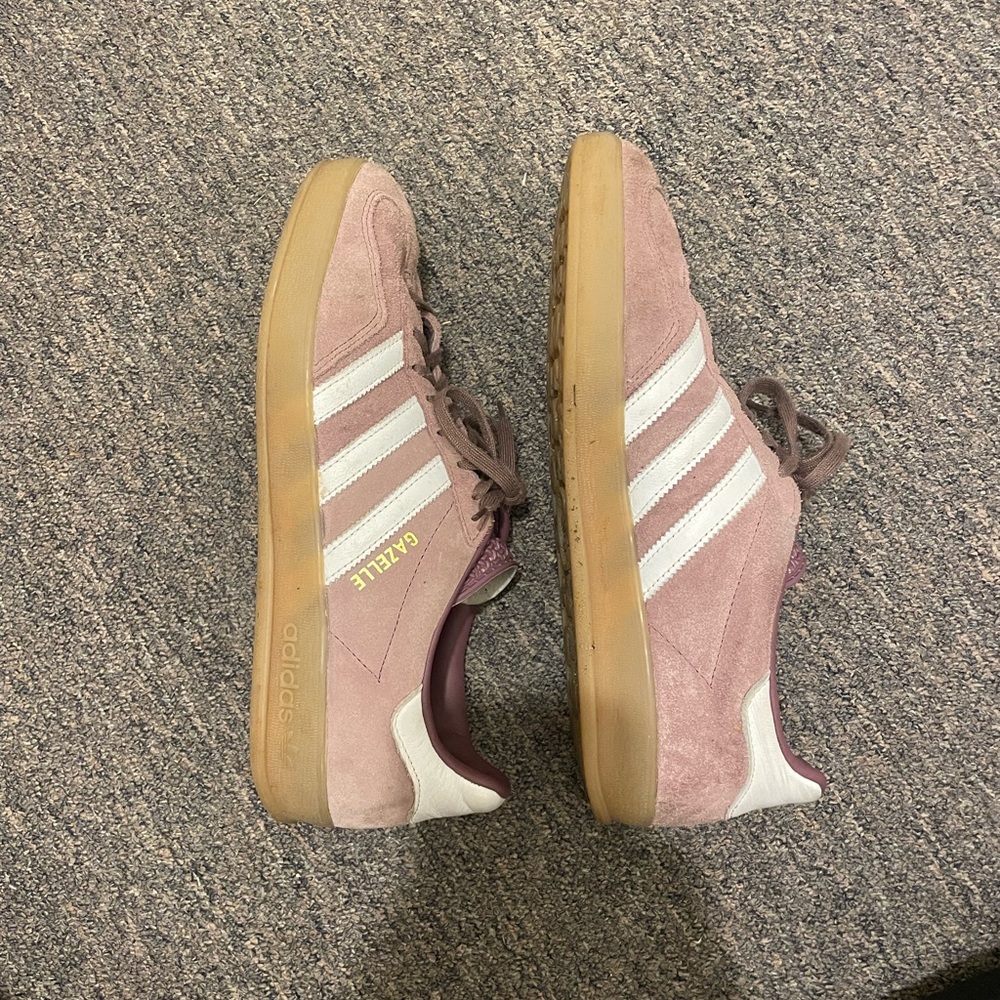 Purple Adidas Gazelles Size 9.5